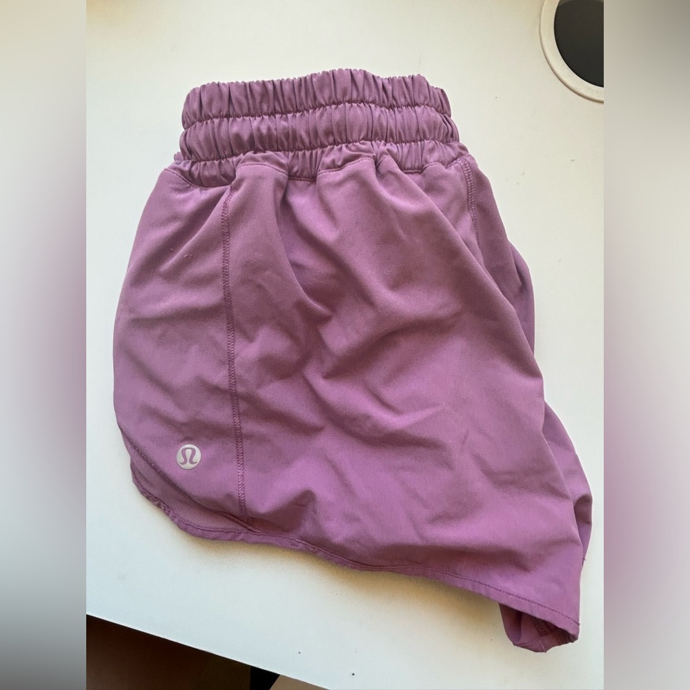 Low rise Lululemon purple shorts: size 8
